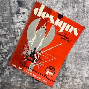 Designs‎ Frederick J Garner Walter T Foster Art Instruction Book 45 Retro